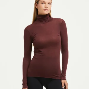 Maglia collo alto in modal cashmere